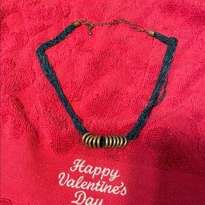 Pretty teal colored necklace